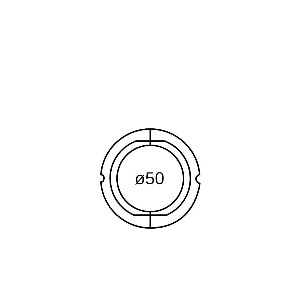 Geberit Rohrschelleneinlegeschale di 50mm, da 63mm... GEBERIT-606702001 4025416044482 (Abb. 6)