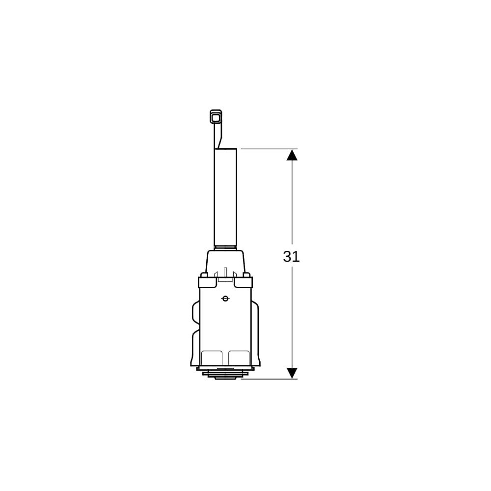 Geberit Spülventil für Aufputzspülkasten Aufputz 130... GEBERIT-890095001 4025416050261 (Abb. 5)