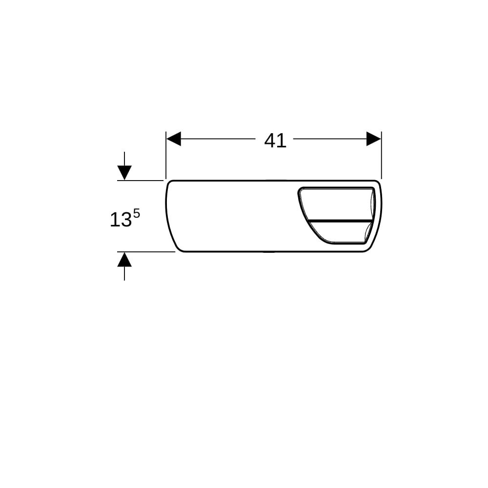 Geberit Spülkastendeckel für AP140 AP-Spülkasten, 2-Mengen-Spülung, Moosgrün... GEBERIT-240425041 4025416071198 (Abb. 5)