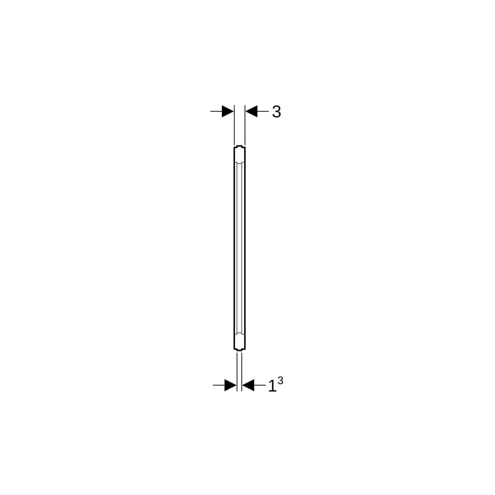 Geberit GIS Montageplatte universell, 31x58cm... GEBERIT-461035001 4025416040705 (Abb. 7)