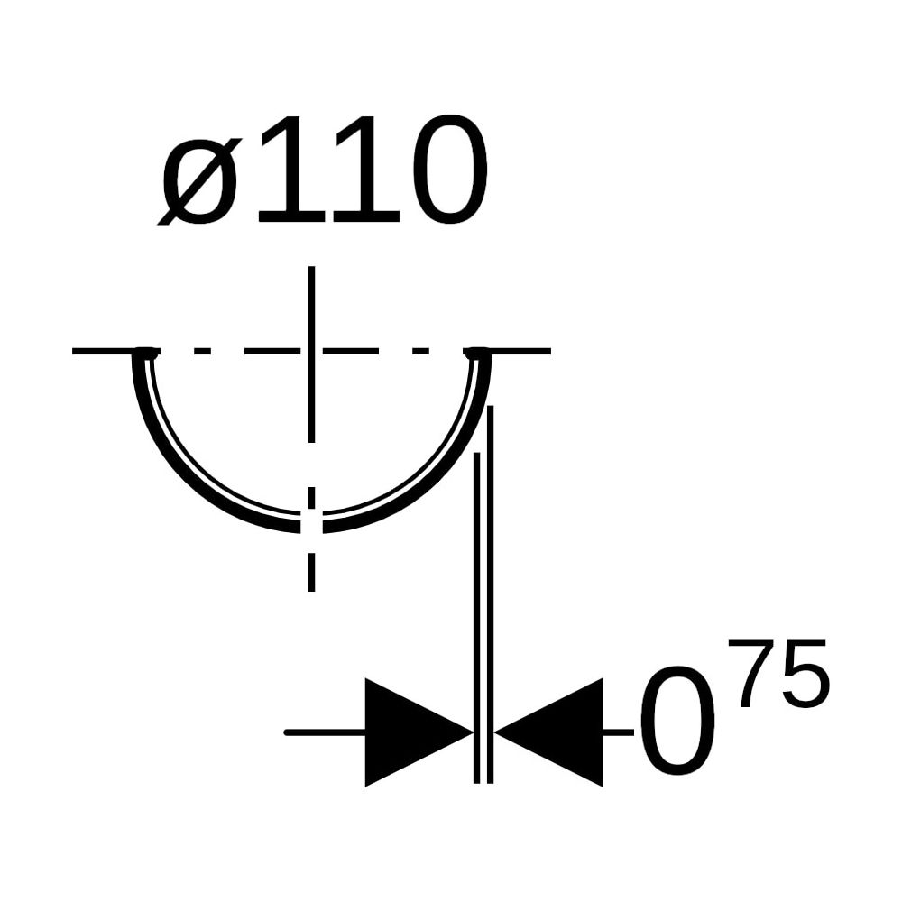 Geberit Tragschale verzinkt, lackiert DN 100... GEBERIT-367850001 4025416129035 (Abb. 9)