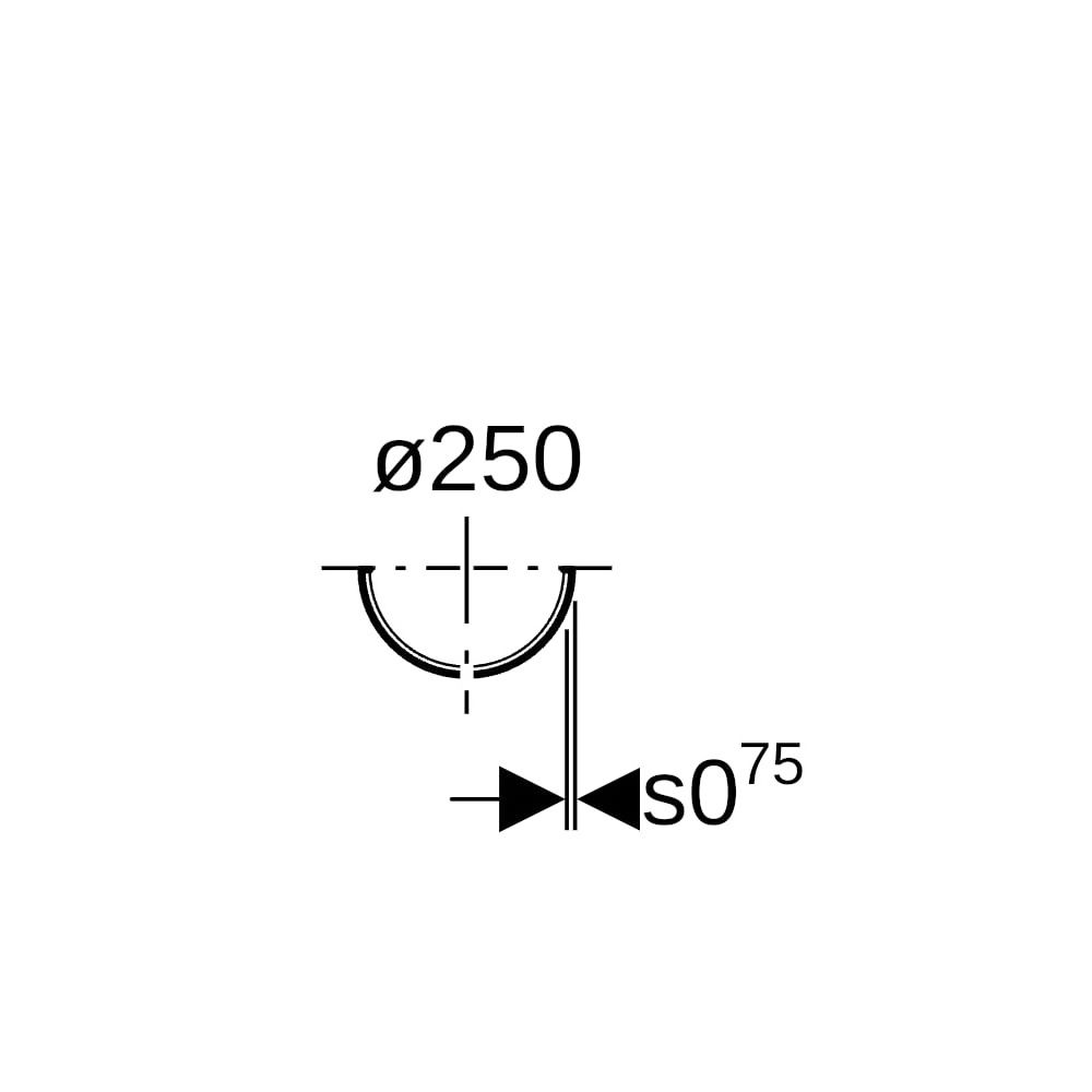 Geberit Tragschale verzinkt, lackiert DN 250... GEBERIT-371850001 4025416036425 (Abb. 7)