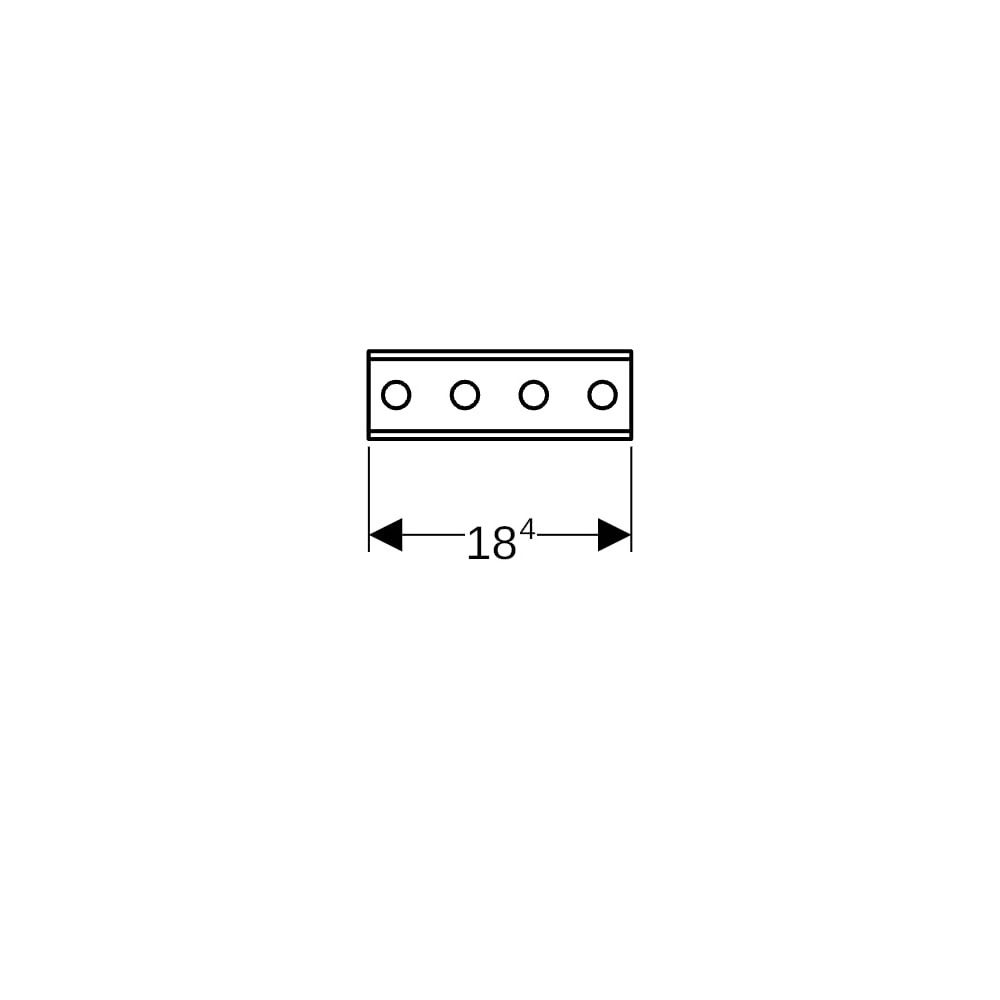 Geberit Pluvia Verbindungselement 18,4x5,8x4,8cm... GEBERIT-363864001 4025416504573 (Abb. 6)