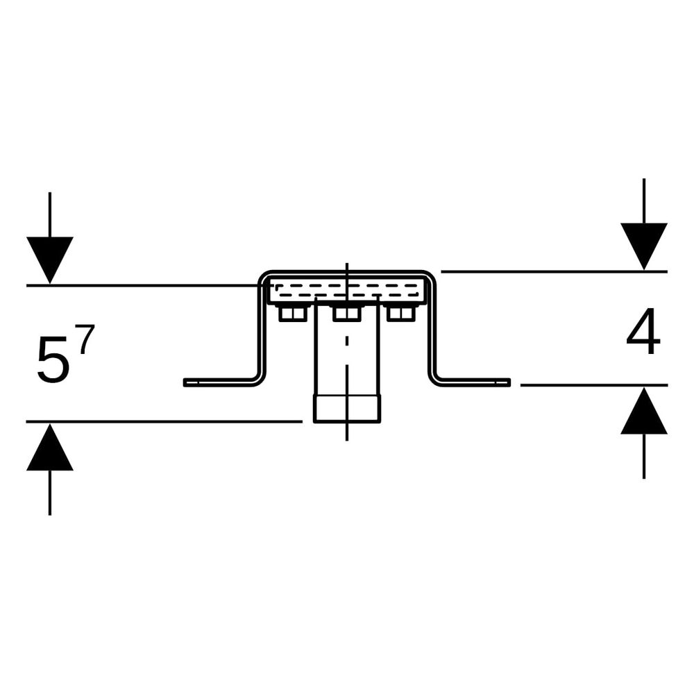 Geberit Anschlusswinkel 90 Grad mit Außengewinde MF 1/2" vormontiert 1-fach kurz RMF... GEBERIT-632856001 4025416555803 (Abb. 9)