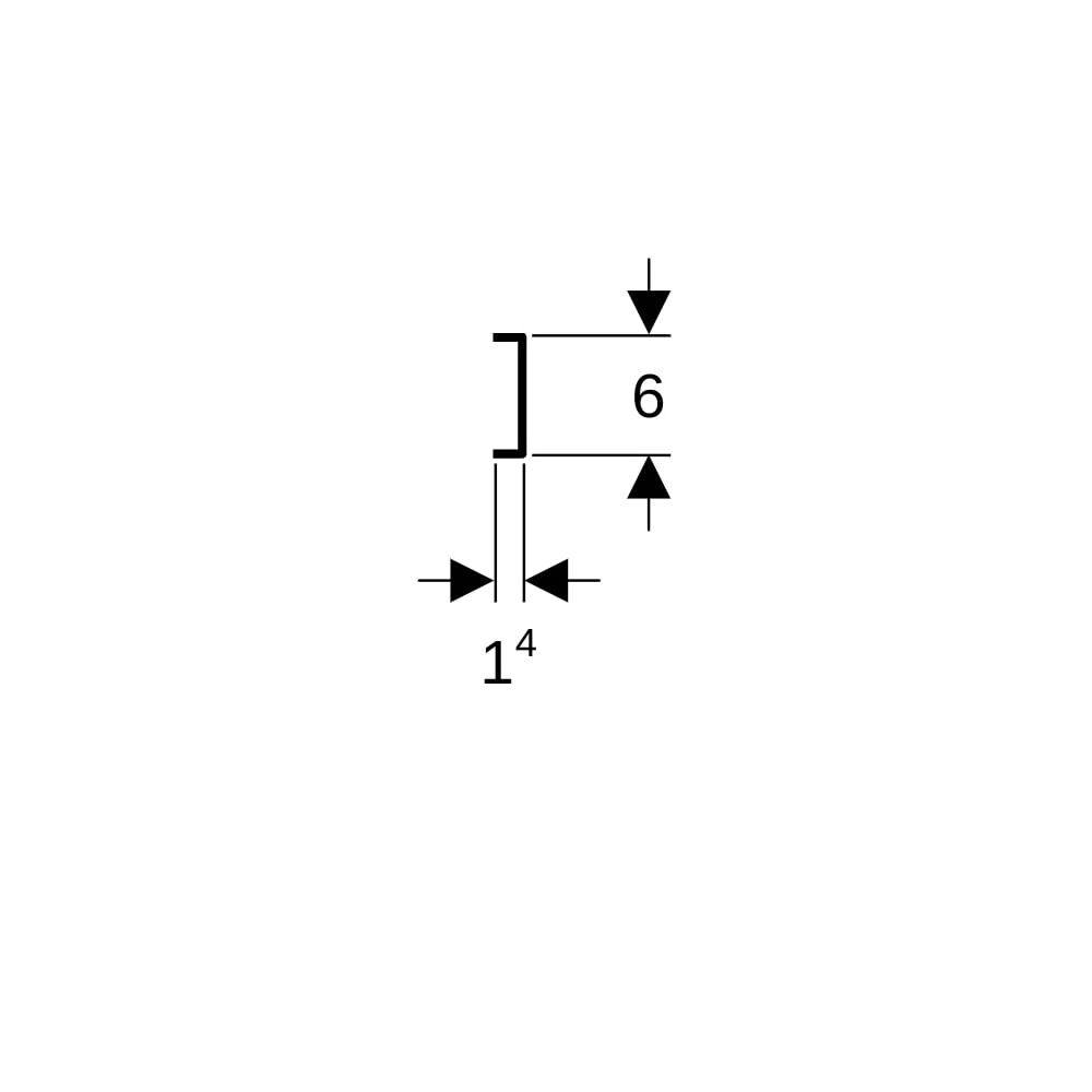 Geberit Montageplatte gerade, einfach 1,0215... GEBERIT-601736001 4025416041832 (Abb. 7)
