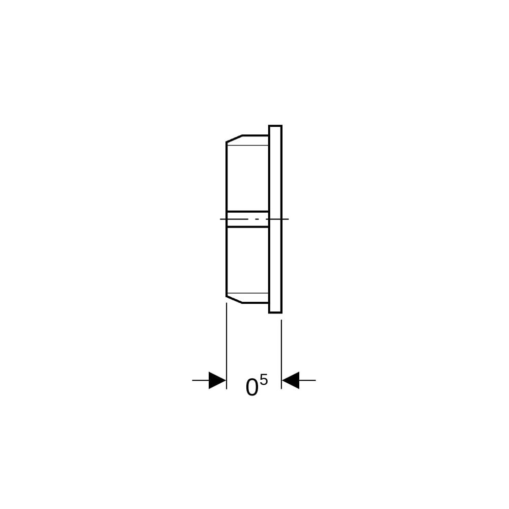 Geberit Verschlusszapfen für Spülventil... GEBERIT-240031001 4025416141198 (Abb. 7)