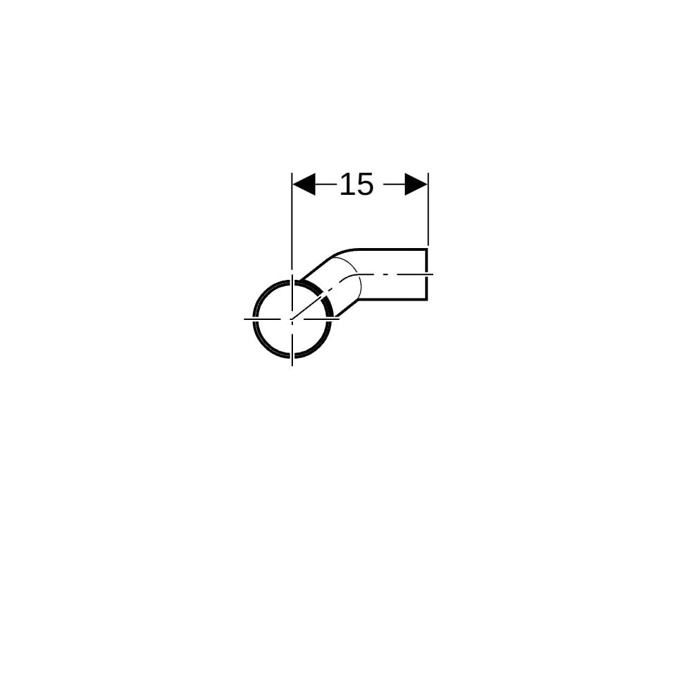 Geberit Silent db20 Abzweig 90 Grad für Apparateanschluss, links d 90mm, d1 56mm, di... GEBERIT-308051141 4025416144311 (Abb. 7)