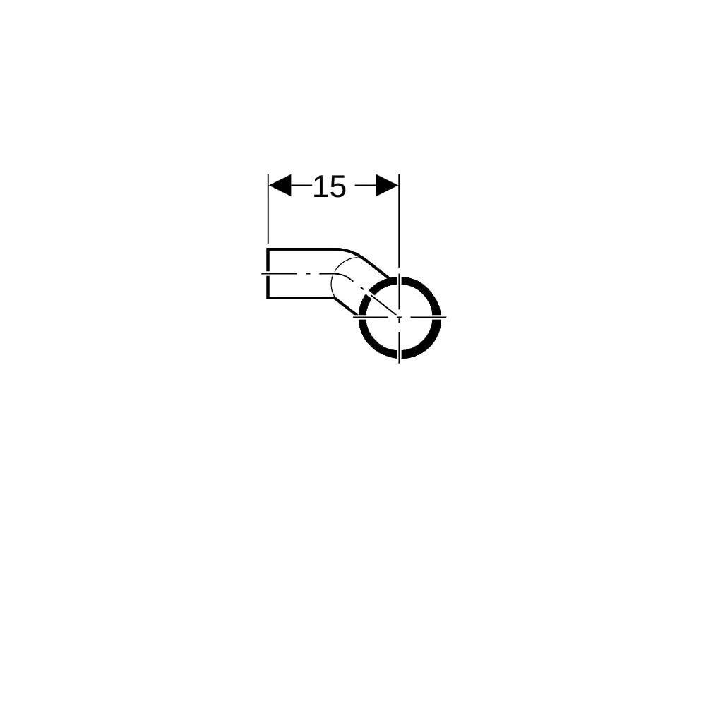 Geberit Silent db20 Abzweig 90 Grad für Apparateanschluss, rechts d 90mm, d1 56mm, d... GEBERIT-308052141 4025416144328 (Abb. 7)