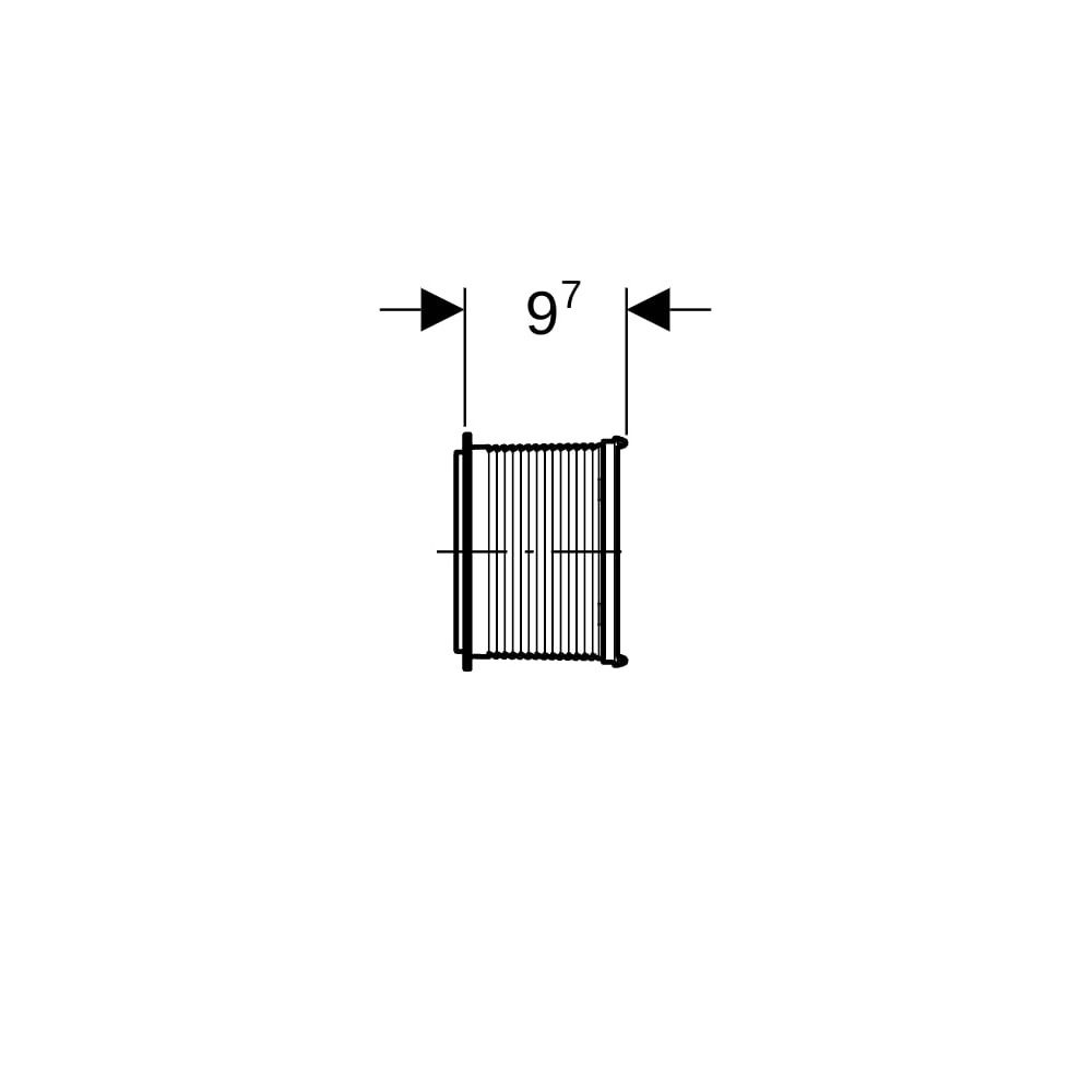 Geberit Bauschutz für Unterputz-SPK ab Baujahr 2002... GEBERIT-240931001 4025416360971 (Abb. 7)
