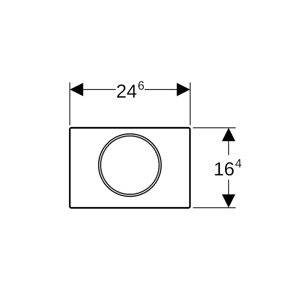 Geberit Sigma 10 Drückerplatte, für Spül-Stopp-Spülung, verschraubbar gebürstet, eas... GEBERIT-115787SN5 4025416551935 (Abb. 7)