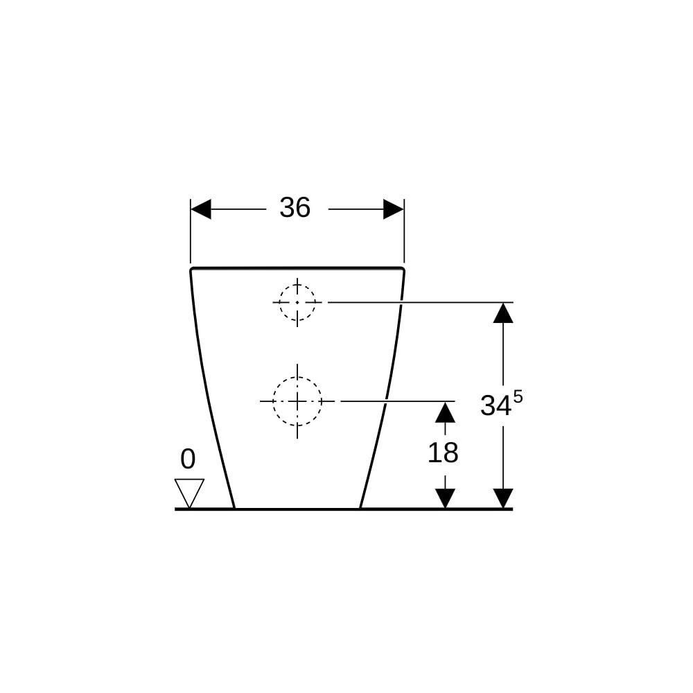 Geberit Stand-Dusch-WC Tiefspüler, für Geberit AquaClean Tuma Alpinweiß/glänzend/Ke... GEBERIT-244192111 4025410678126 (Abb. 10)