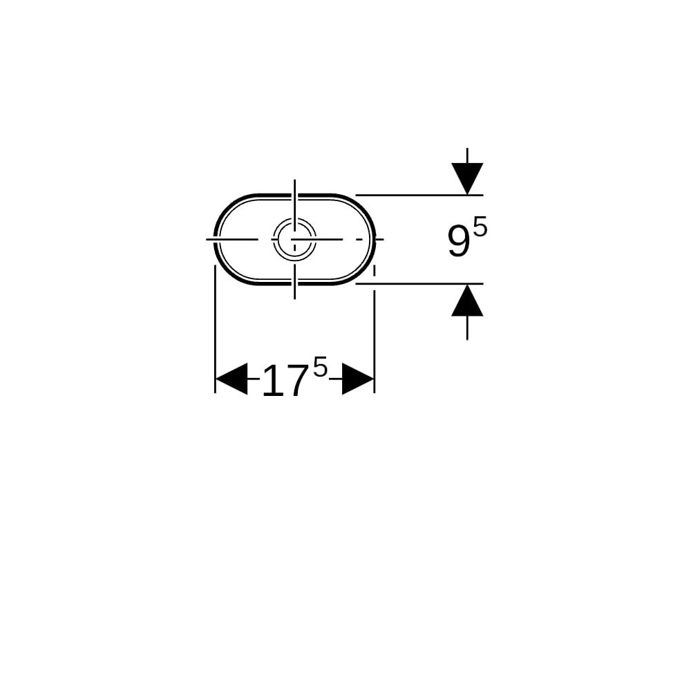 Geberit Trichter oval Außendurchmesser 40mm, Alpinweiß... GEBERIT-152378111 4025416018551 (Abb. 6)