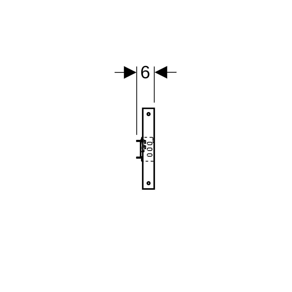 Geberit Duofix Traversenelement für Wandarmatur Aufputz, für Metall-, Holzständerwän... GEBERIT-111770002 4064746031106 (Abb. 5)
