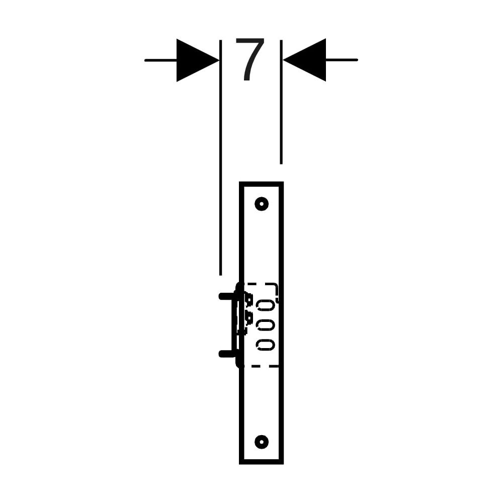 Geberit Duofix Traversenelement für Wandarmatur Aufputz, für Metall-, Holzständerwän... GEBERIT-111770002 4064746031106 (Abb. 7)