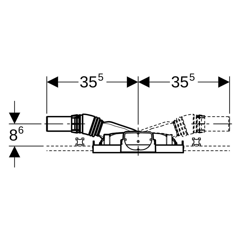 Geberit GIS Element für Dusche, mit CleanWall Wandablauf, für Estrichhöhe am Einlau... GEBERIT-461734001 4025416289067 (Abb. 11)
