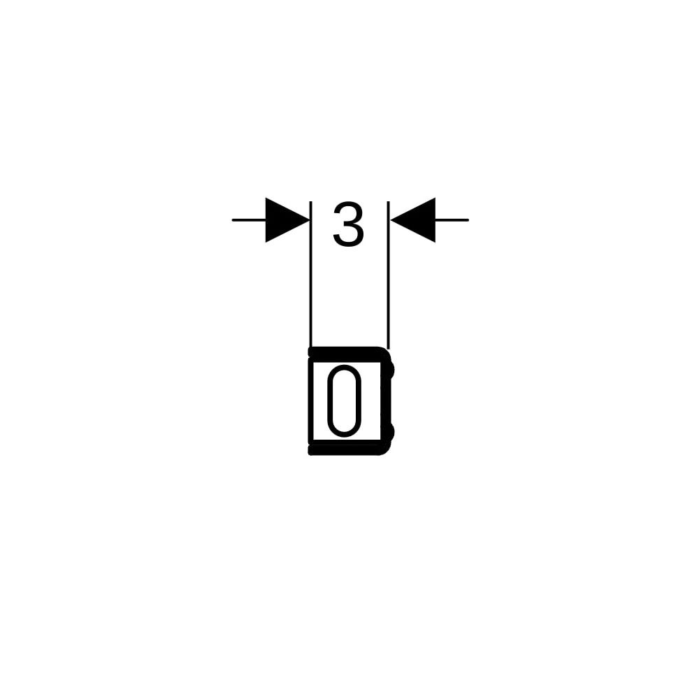 Geberit Duofix Halter für Leitungsbefestigung... GEBERIT-111891001 4025416511076 (Abb. 7)