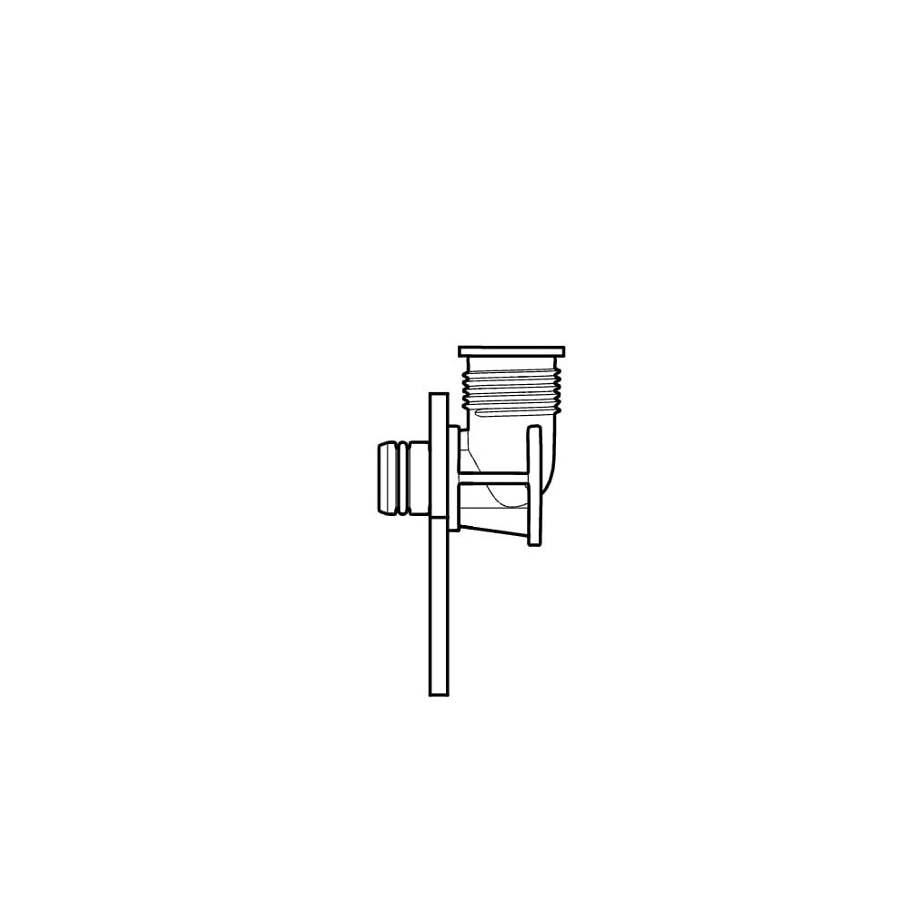 Geberit Wasseranschluss für Geberit ONE Waschtischarmatur, Wandmontage, für Geberit ... GEBERIT-244160001 4025410644411 (Abb. 5)