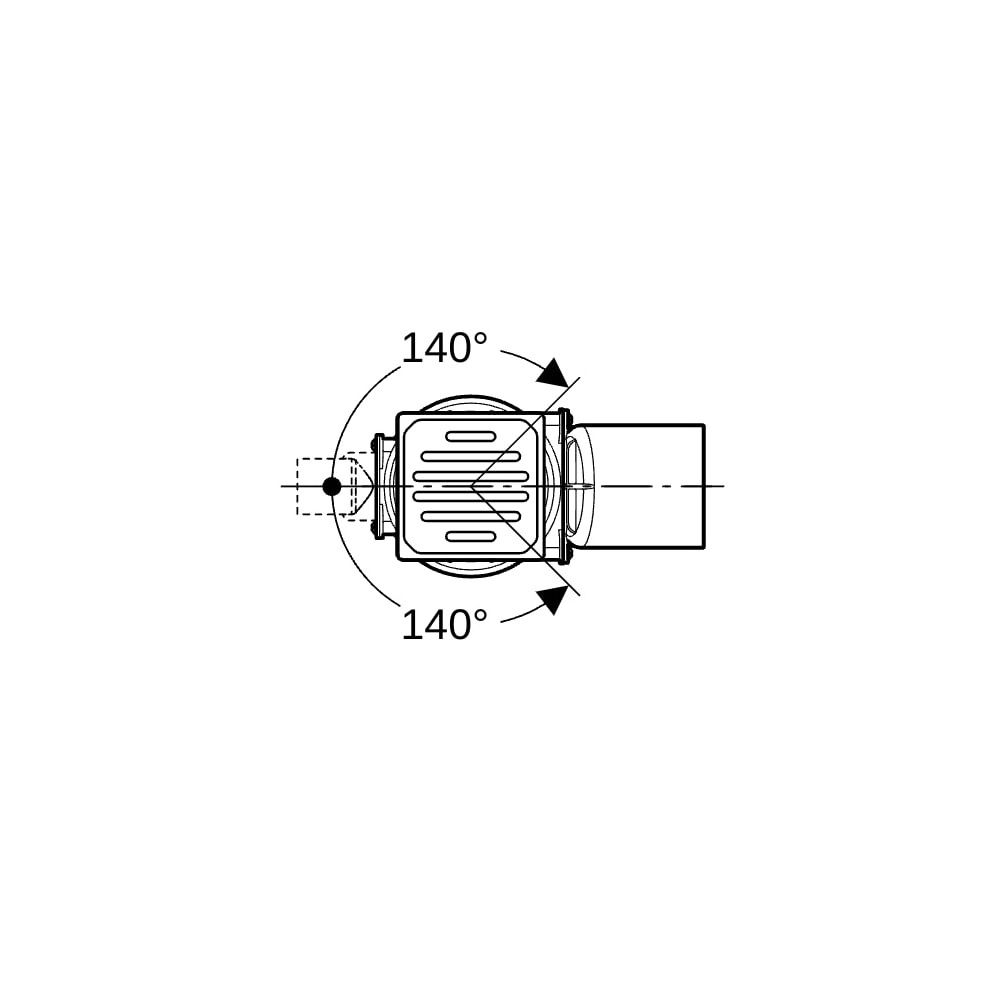 Geberit Varino Bodenablauf horizontal, d110 d 110mm, d1 50mm... GEBERIT-388021001 4025416580706 (Abb. 4)