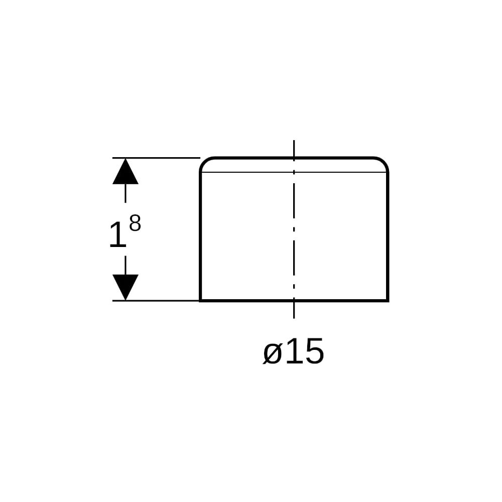 Geberit Mapress Schutzkappe für Rohrende, Außendurchmesser 15mm, Transparent... GEBERIT-16102 4025410735935 (Abb. 5)