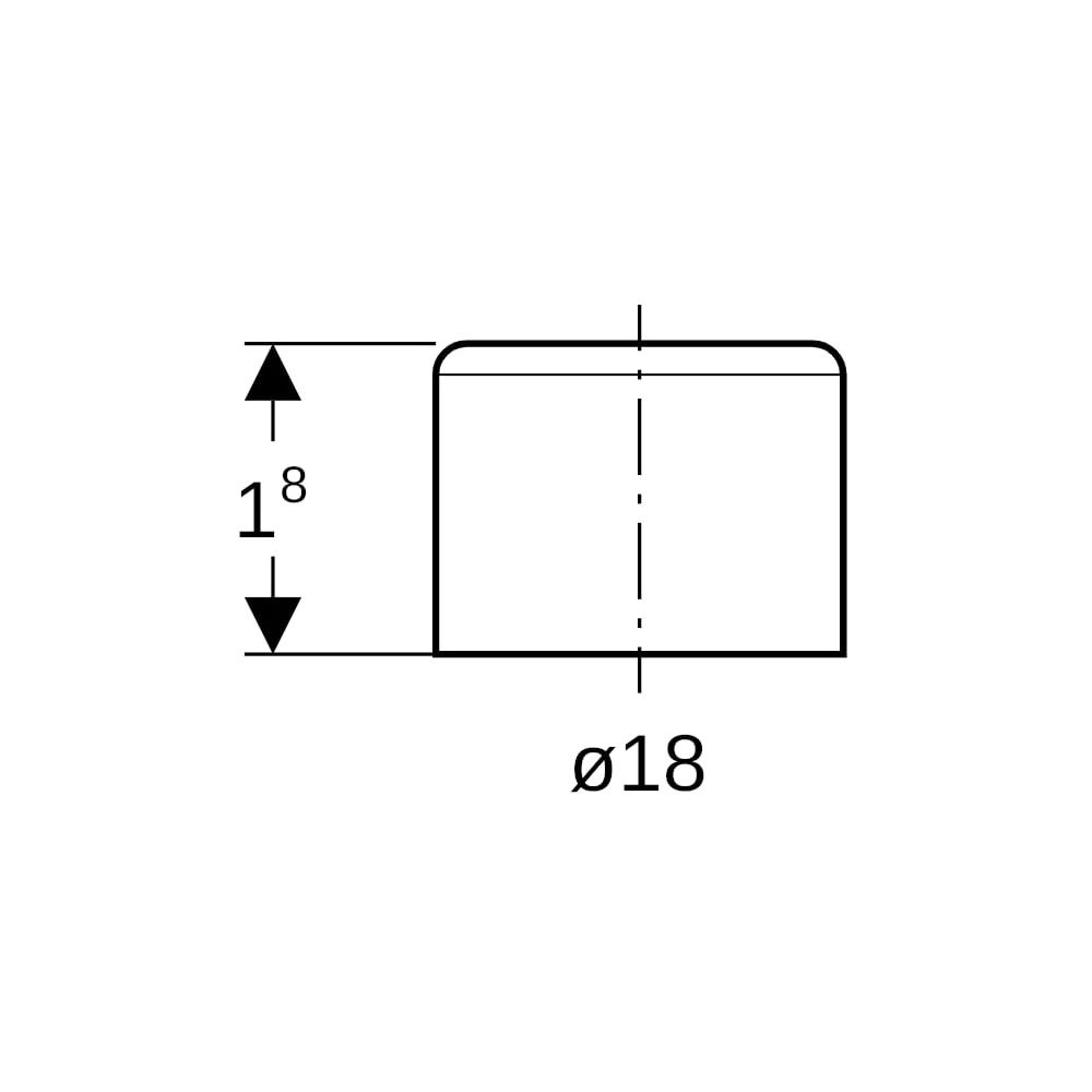 Geberit Mapress Schutzkappe für Rohrende, Außendurchmesser 18mm, Transparent... GEBERIT-16103 4025410735942 (Abb. 5)