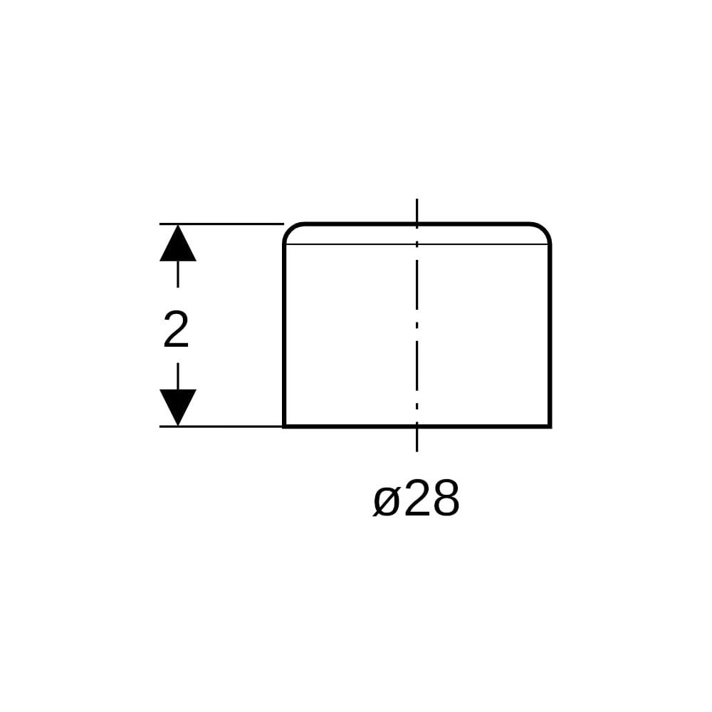 Geberit Mapress Schutzkappe für Rohrende, Außendurchmesser 28mm, Transparent... GEBERIT-16105 4025410735553 (Abb. 5)
