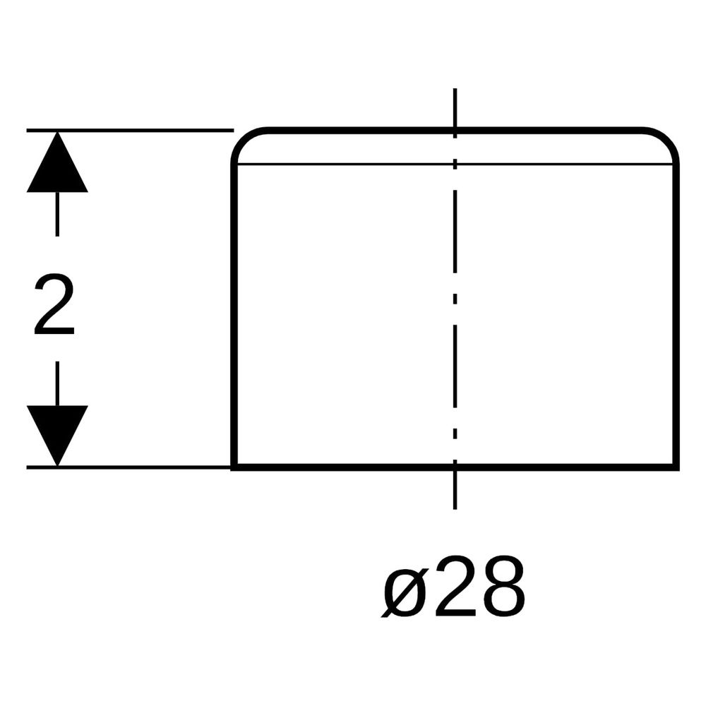 Geberit Mapress Schutzkappe für Rohrende, Außendurchmesser 28mm, Transparent... GEBERIT-16105 4025410735553 (Abb. 6)