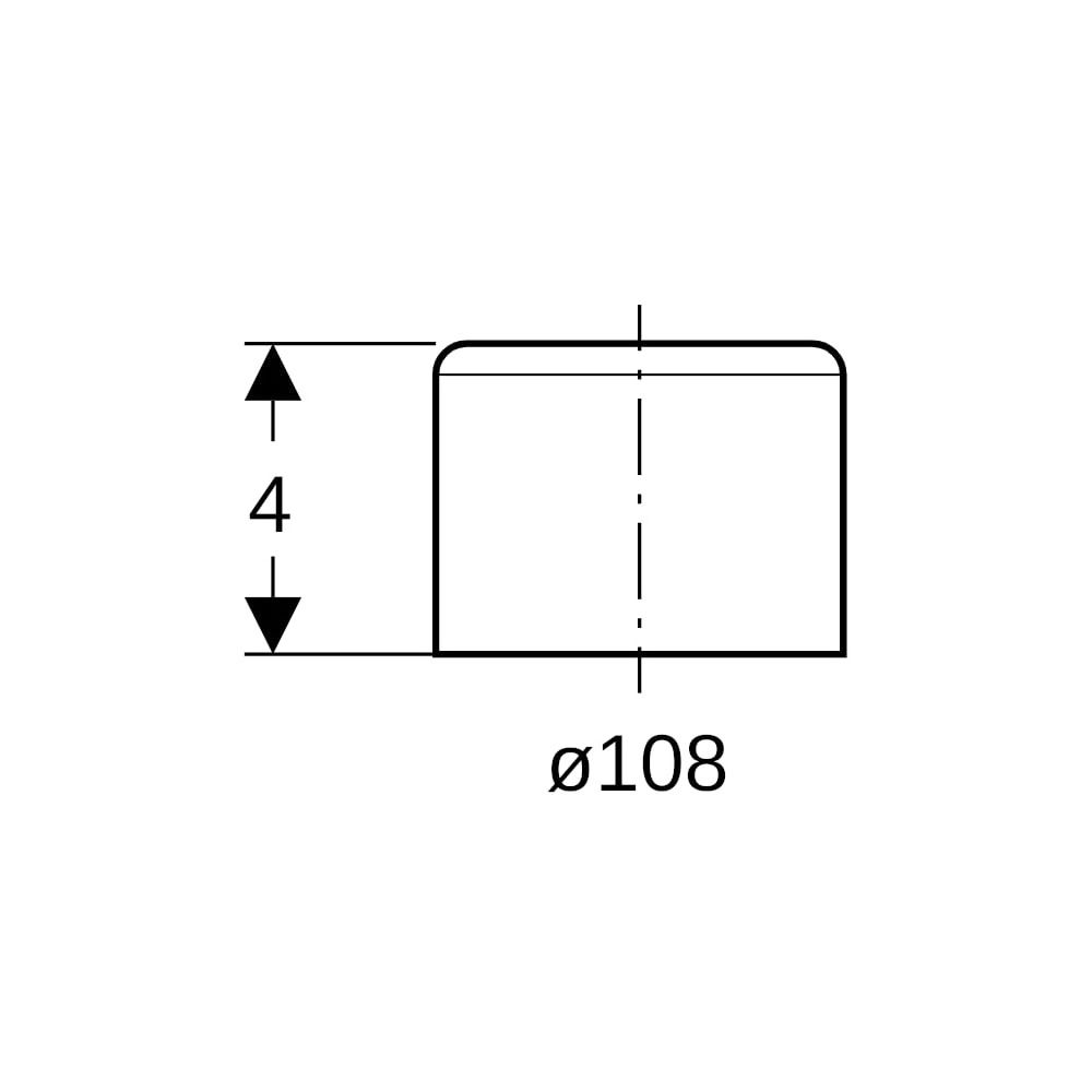Geberit Mapress Schutzkappe für Rohrende, Außendurchmesser 108mm, Transparent... GEBERIT-16111 4025410736154 (Abb. 5)