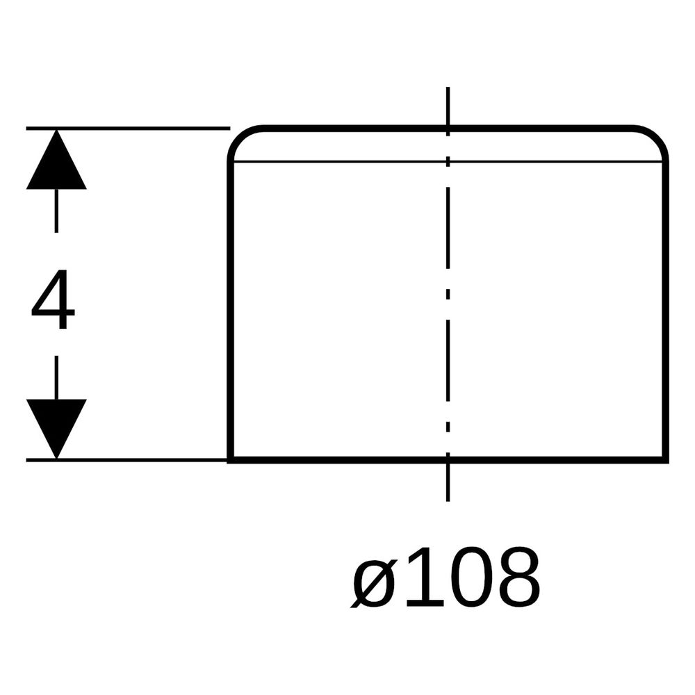 Geberit Mapress Schutzkappe für Rohrende, Außendurchmesser 108mm, Transparent... GEBERIT-16111 4025410736154 (Abb. 6)