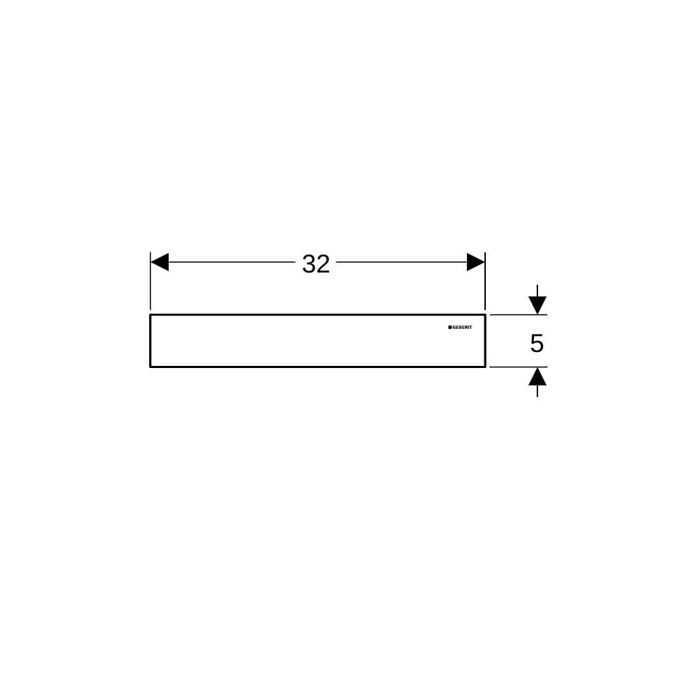 Geberit Fertigbauset für Wandablauf, Abdeckung aus Edelstahl poliert Edelstahl polie... GEBERIT-154342001 4025416433590 (Abb. 5)