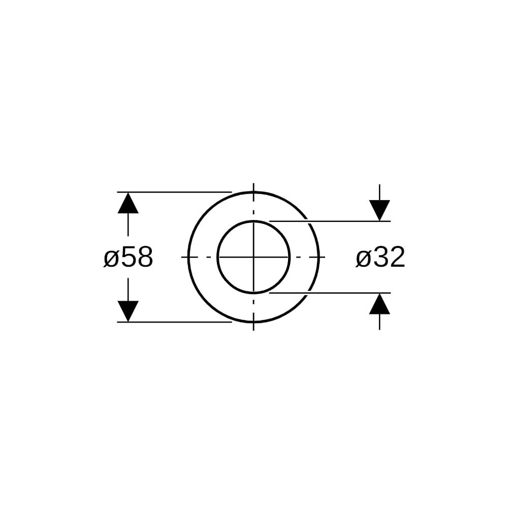 Geberit Flachdichtung für Spülventil für Aufputz-Spülkästen Aufputz 025, Aufputz 125... GEBERIT-816179001 4025416094777 (Abb. 5)