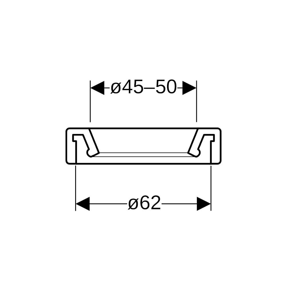 Geberit Manschette Außendurchmesser 45-50mm... GEBERIT-358826001 4025416060703 (Abb. 5)