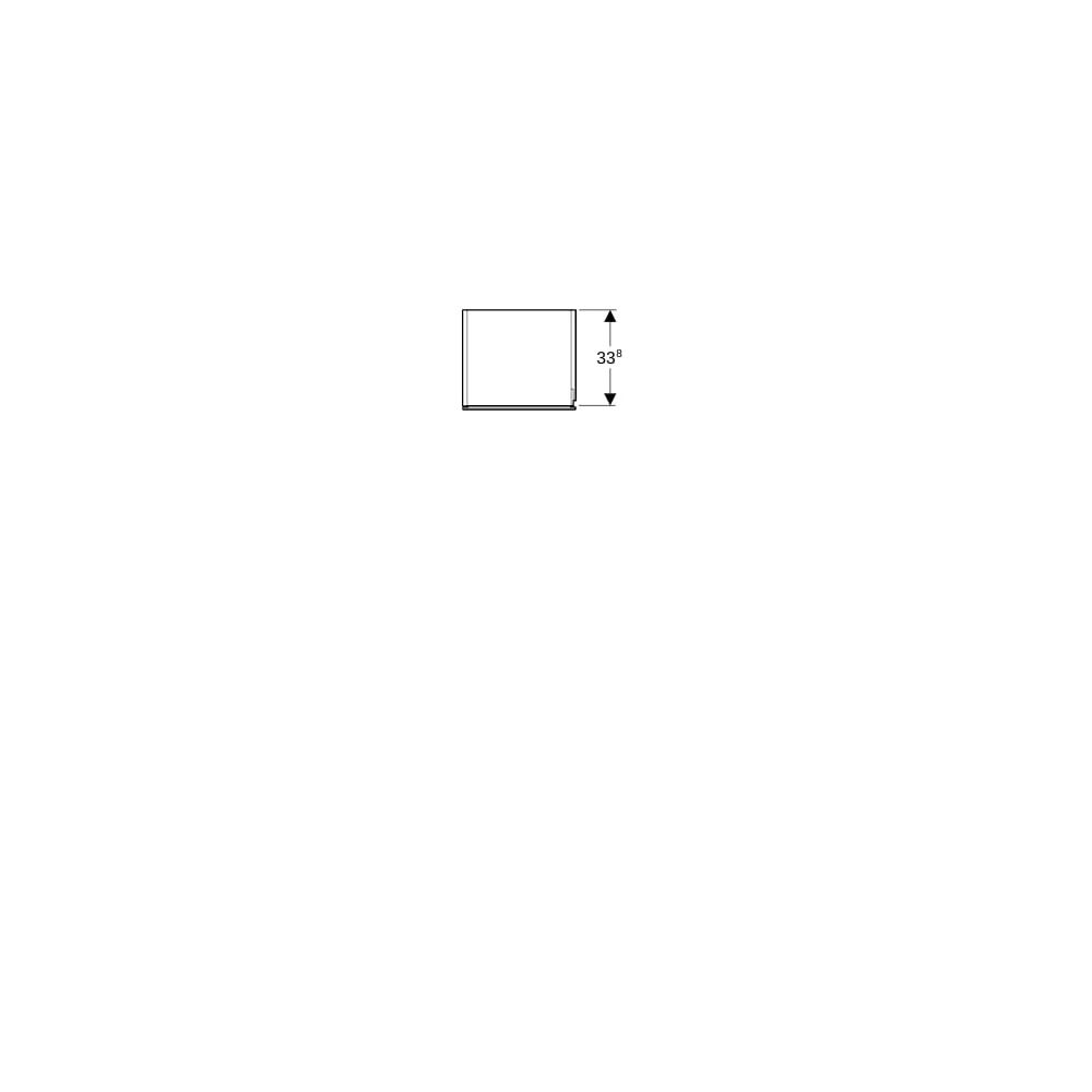 Geberit Xeno2 Hochschrank mit 1 Tür, Innenspiegel, 40x170x35,1cm, sculturagrau/Melam... GEBERIT-500503431 4025416611592 (Abb. 7)
