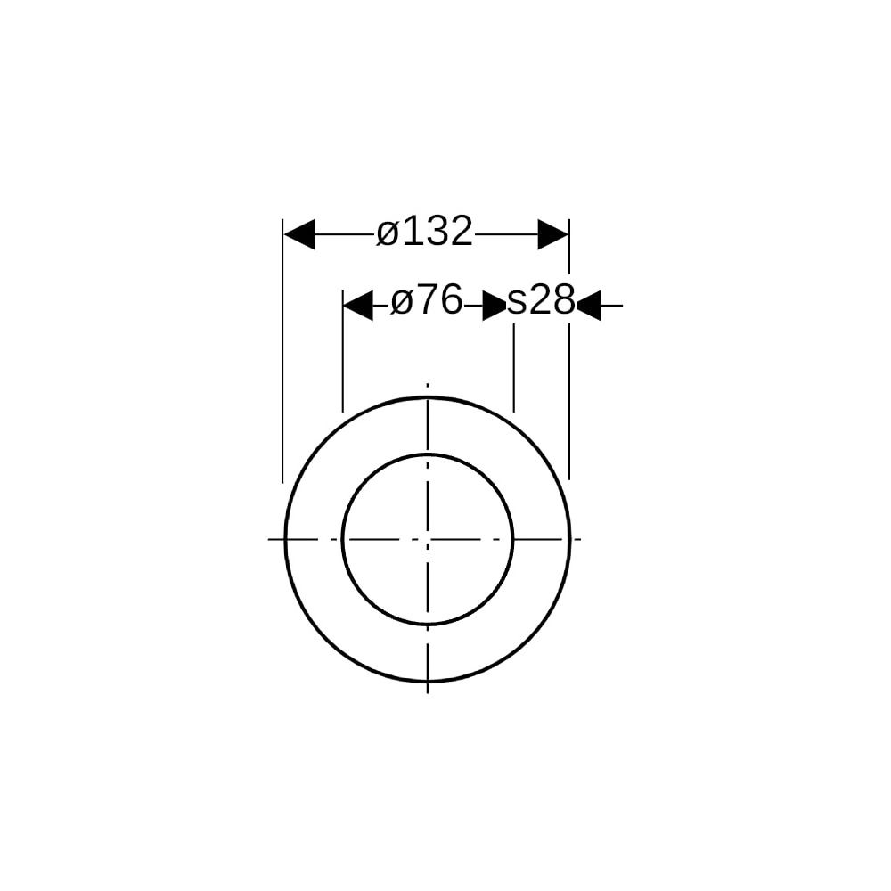Geberit Rohrschott 120 Außendurchmesser 56mm... GEBERIT-305820001 4025416731658 (Abb. 7)