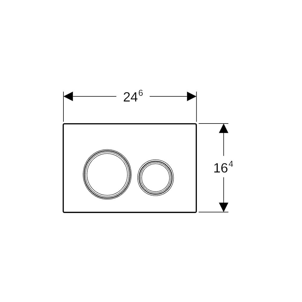Geberit Sigma 50 (ex Sigma 21) Drückerplatte, 2-Mengen-Spülung, Round, Betonoptik, M... GEBERIT-115651JV1 4025410749413 (Abb. 7)