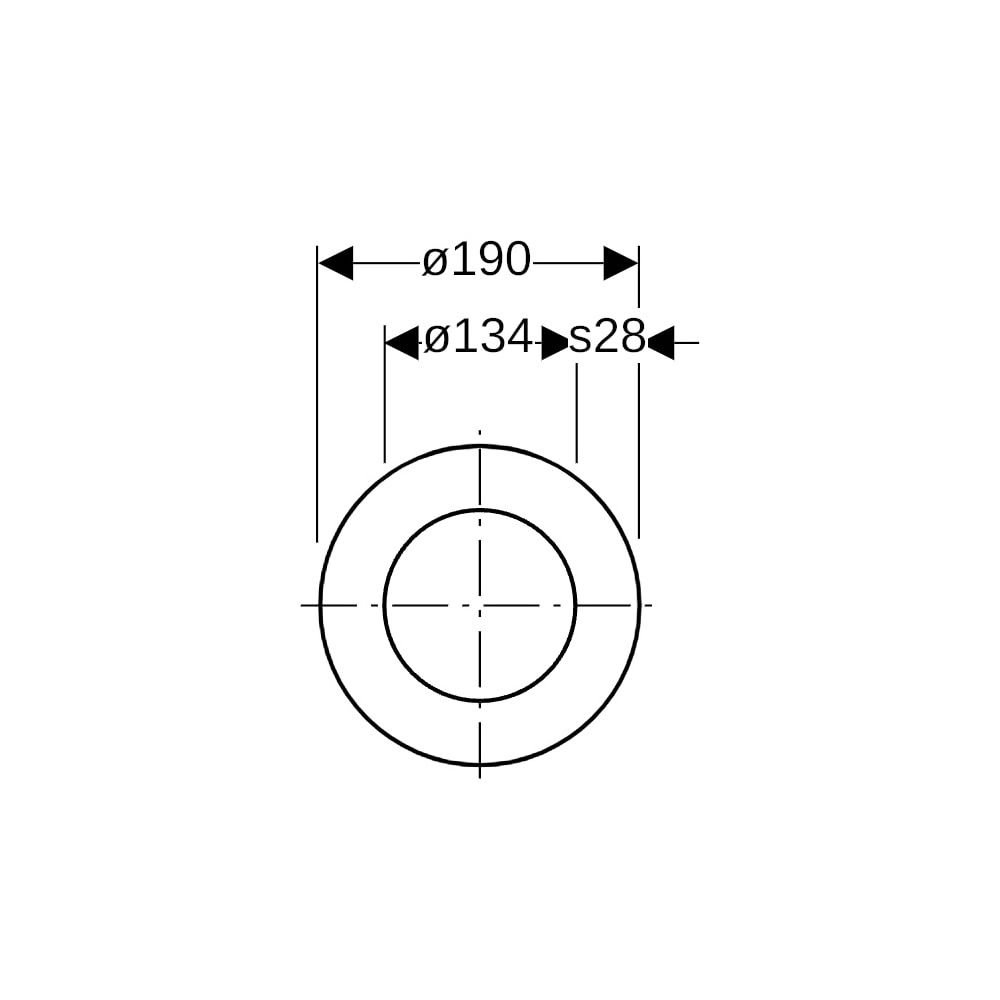 Geberit Rohrschott 120 Außendurchmesser 110mm... GEBERIT-310820001 4025416733447 (Abb. 7)