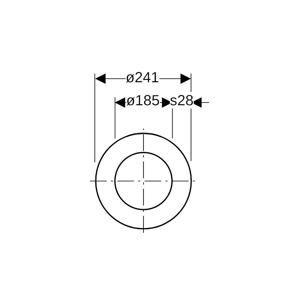 Geberit Rohrschott 120 Außendurchmesser 160mm... GEBERIT-315820001 4025416733409 (Abb. 7)