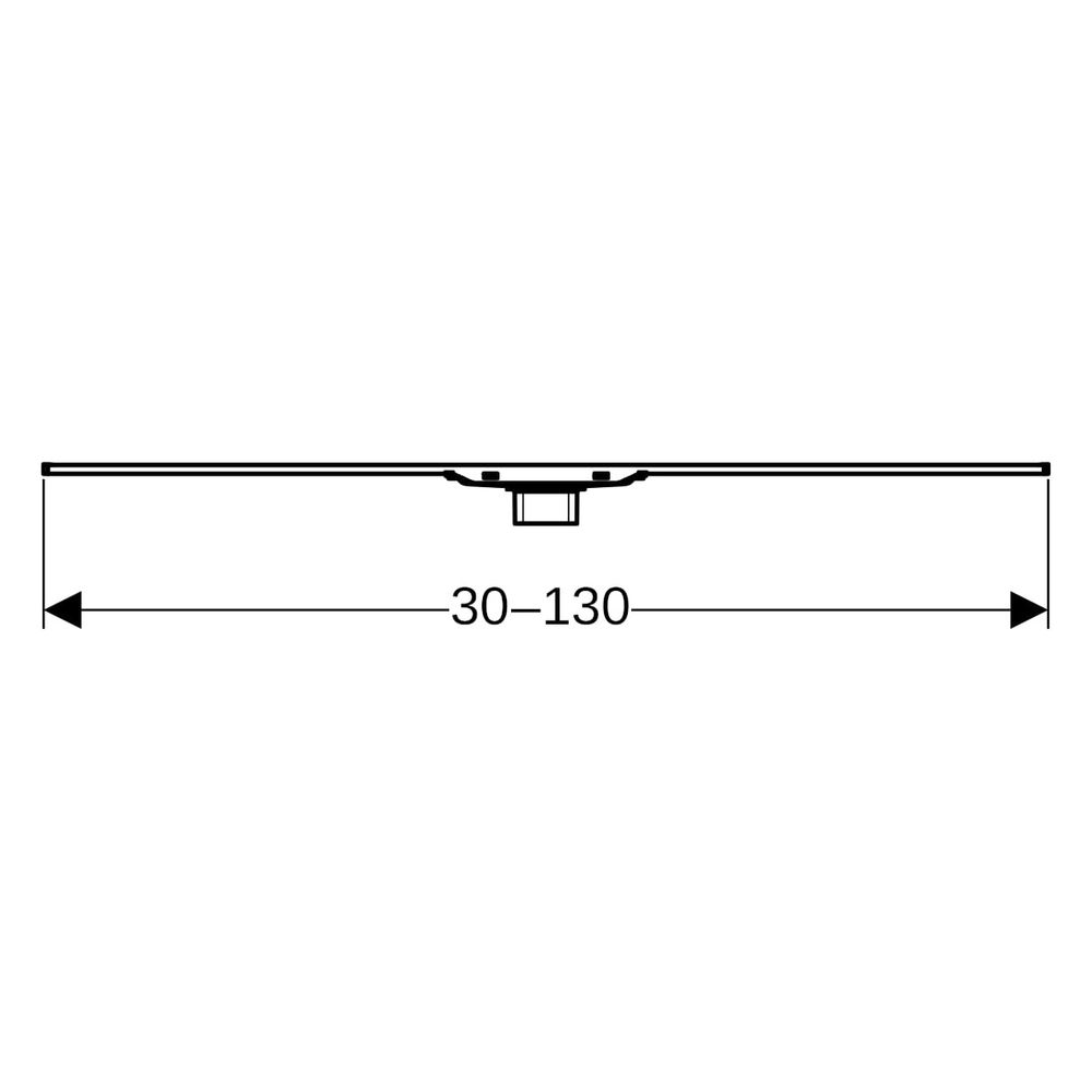 Geberit CleanLine20 Duschrinne, Länge 30-130cm, Edelstahl elektropoliert/gebürstet... GEBERIT-154451KS1 4025416497325 (Abb. 13)