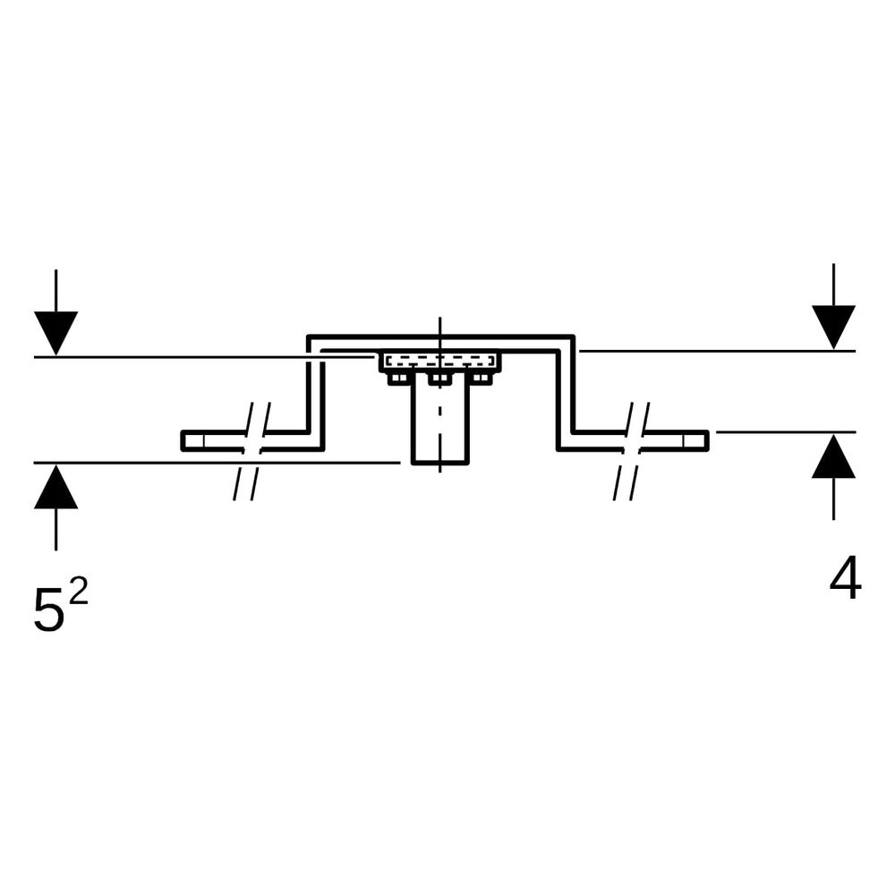 Geberit Mepla Anschlusswinkel 90 Grad vormontiert, einfach, D 16mm, Rp 1/2", L1 5,2... GEBERIT-601785005 4025416700166 (Abb. 10)
