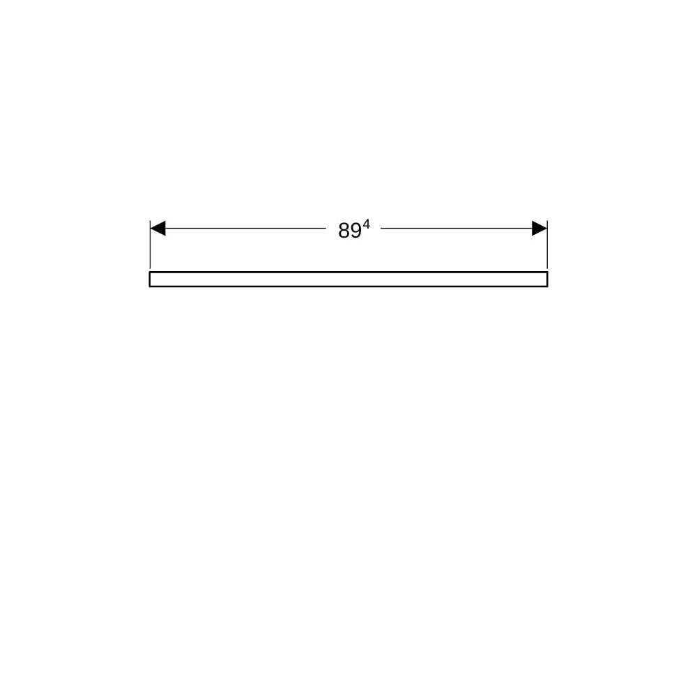 Geberit ONE Waschtischplatte Ausschnitt rechts, für Aufsatzwaschtisch Schalenform, 9... GEBERIT-505313003 4025410937407 (Abb. 8)