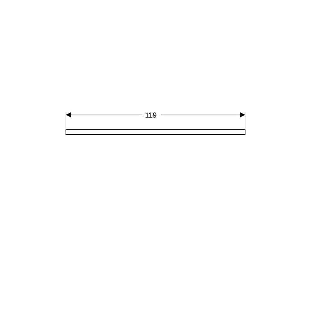 Geberit ONE Waschtischplatte Ausschnitt rechts, für Aufsatzwaschtisch Schalenform, 1... GEBERIT-505315005 4025410937568 (Abb. 8)