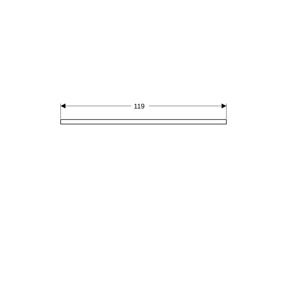 Geberit ONE Waschtischplatte Ausschnitt 2-fach, für Aufsatzwaschtisch Schalenform, 1... GEBERIT-505335005 4025410937841 (Abb. 8)