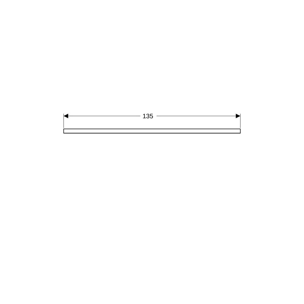 Geberit ONE Waschtischplatte Ausschnitt 2-fach, für Aufsatzwaschtisch Schalenform, 1... GEBERIT-505276006 4025410936592 (Abb. 8)