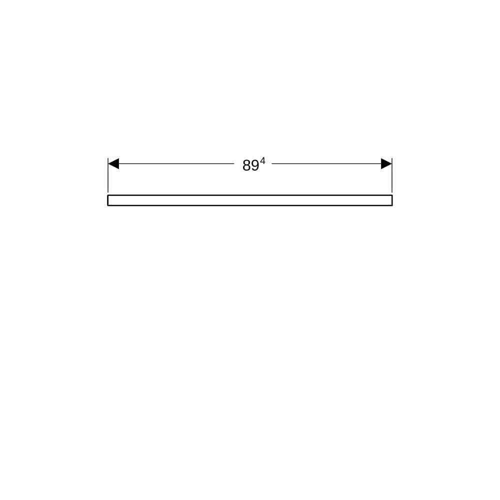 Geberit ONE Waschtischplatte Ausschnitt rechts, für Aufsatzwaschtisch rechteckig, 90... GEBERIT-505323004 4025410937629 (Abb. 8)