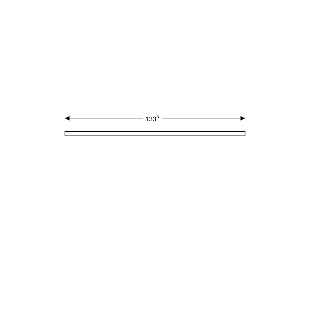Geberit ONE Waschtischplatte Ausschnitt 2-fach für Aufsatzwaschtisch rechteckig 135x... GEBERIT-505286006 4025410936943 (Abb. 8)