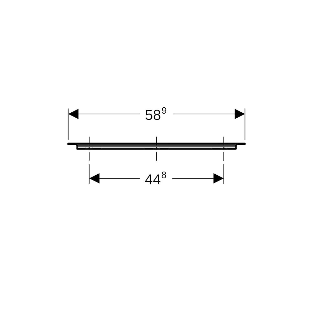 Geberit iCon Griff Mattschwarz/pulverbeschichtet matt, Breite 58,9cm... GEBERIT-502359141 4025410626875 (Abb. 9)