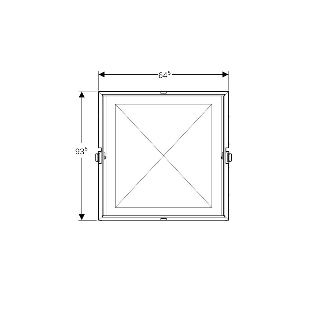 Geberit Rohbaubox für Geberit ONE Spiegelschrank, Höhe 90cm Nennbreite 60cm, für Tro... GEBERIT-111941001 4025410946195 (Abb. 8)