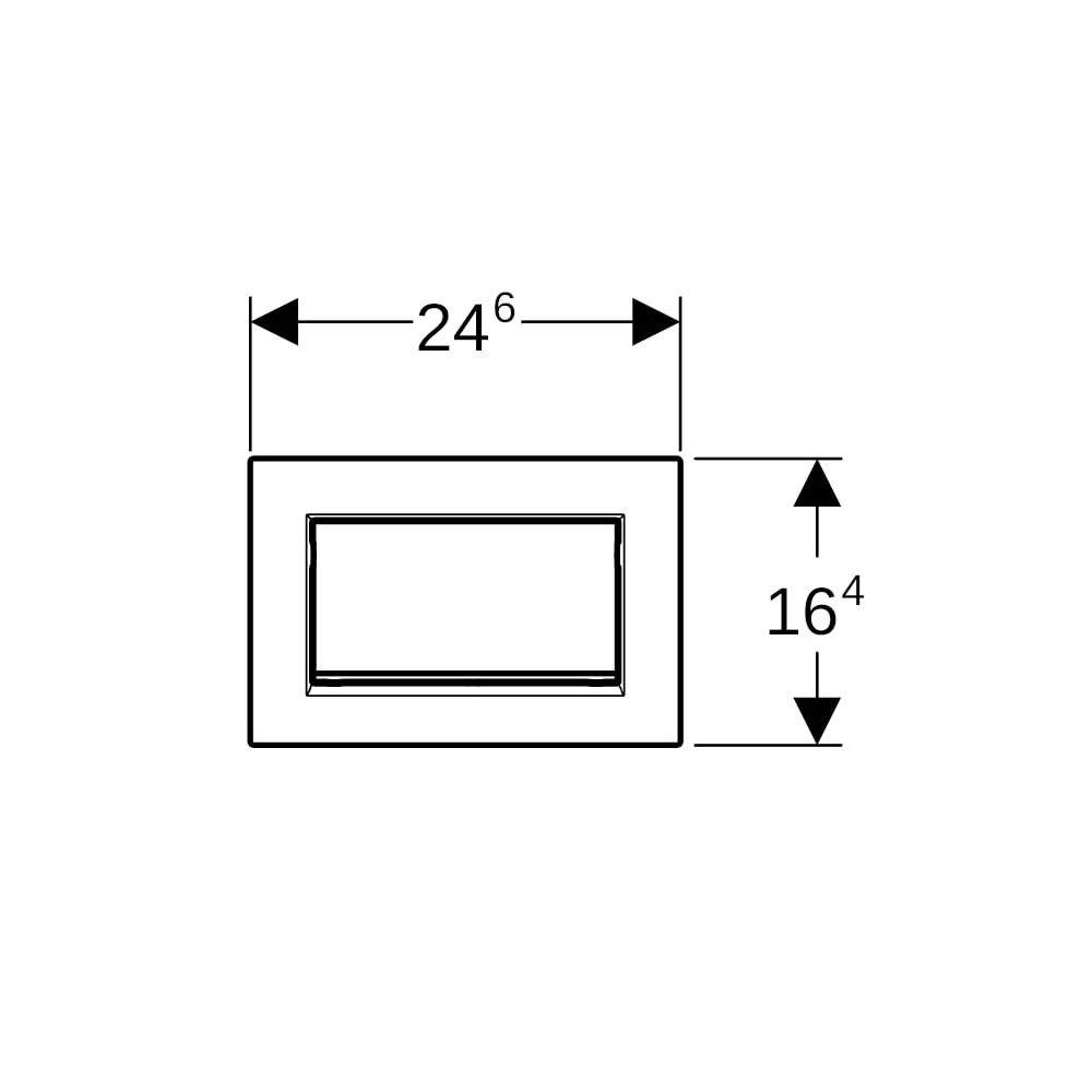 Geberit Sigma 10 (ex Sigma 30) Drückerplatte/Spül-Stopp-Spülung, Weiß, Hochglanz ver... GEBERIT-115893KJ1 4025416516774 (Abb. 7)