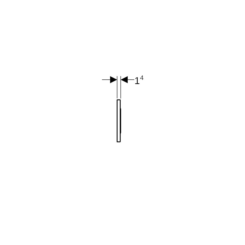 Geberit Sigma10 Drückerplatte für WC-Steuerung, elektronischer Spülauslösung, Round,... GEBERIT-242782KN1 4025416848233 (Abb. 7)