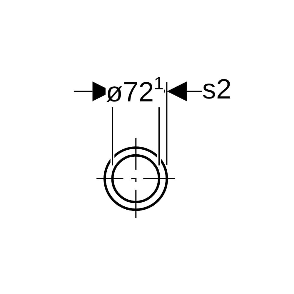 Geberit Mapress Edelstahl Rohrnippel Außendurchmesser 76,1mm... GEBERIT-32057 4024723320579 (Abb. 7)