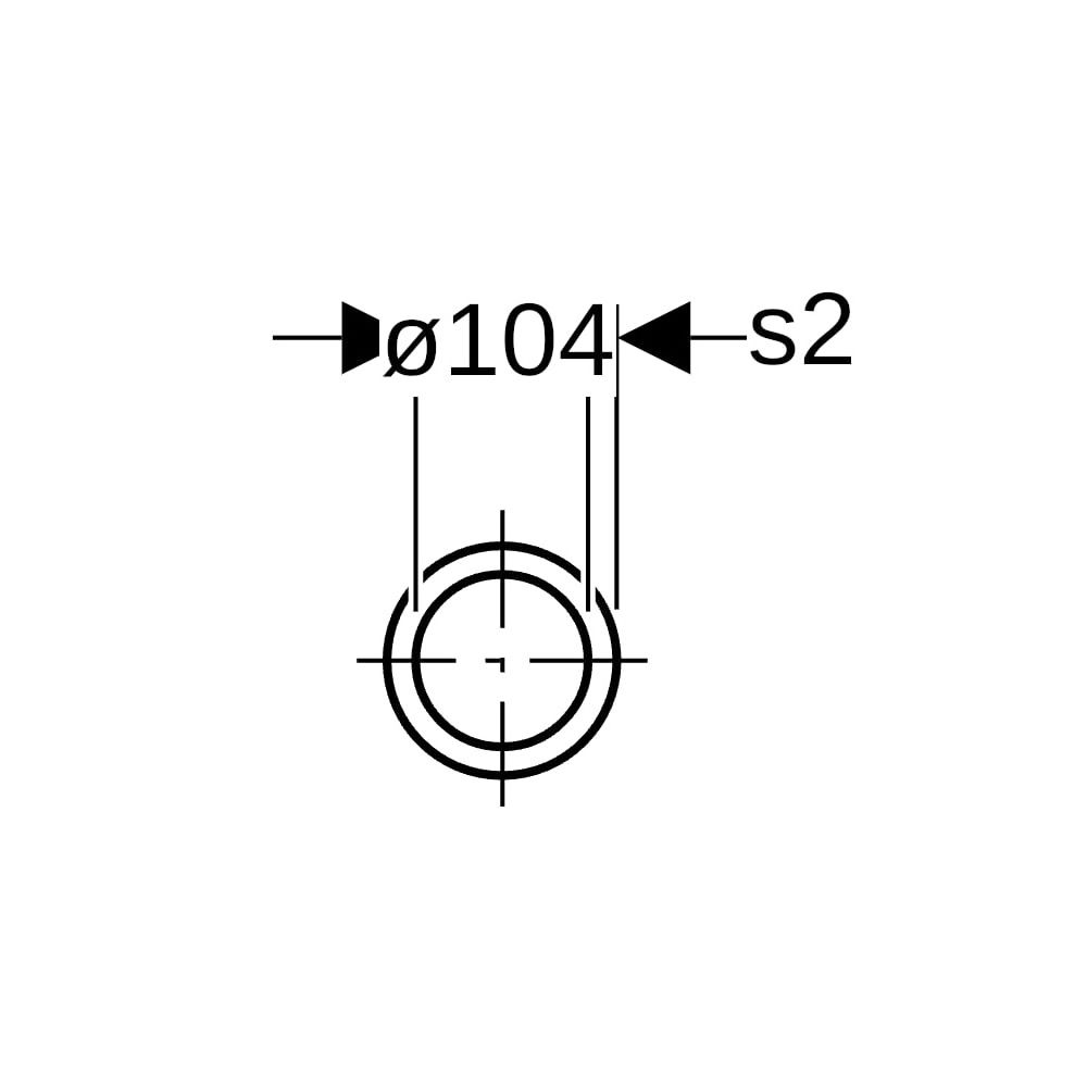 Geberit Mapress Edelstahl Rohrnippel Außendurchmesser 108mm... GEBERIT-32059 4024723320593 (Abb. 7)